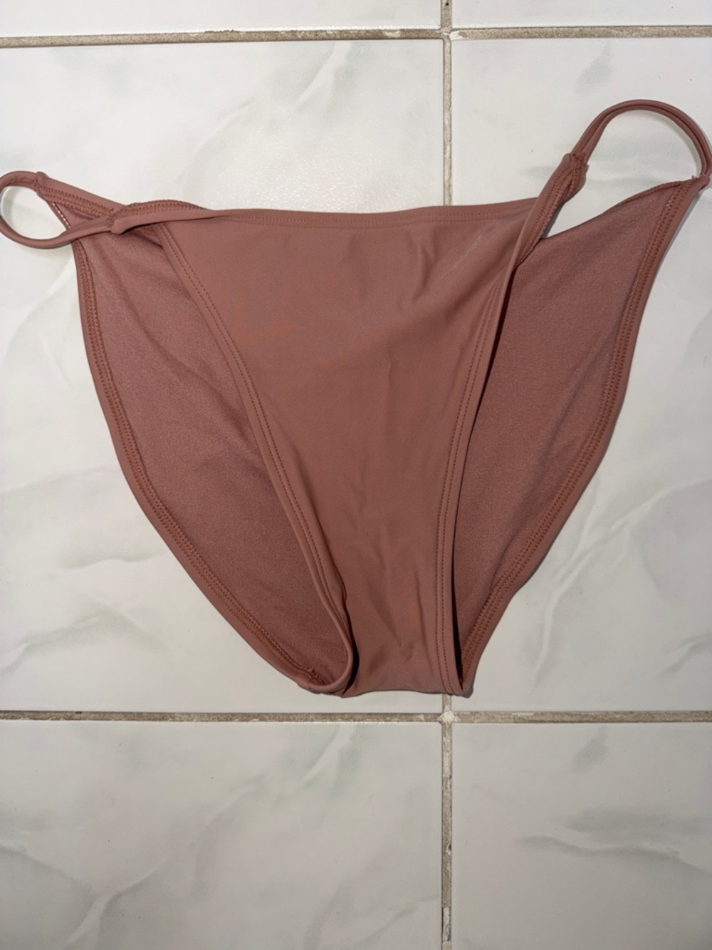 Xhilaration Mauve Brown High-Cut Bikini Bottom